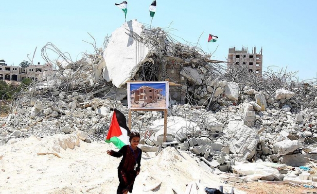 İsrail'in Gazze'de yıktığı evlerin yüzde 75'i imar edildi