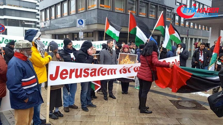 ABD'nin Kudüs kararı Almanya'da protesto edildi