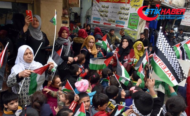 Lübnan'da ABD'nin Kudüs kararı protesto edildi