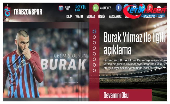 Trabzonspor’dan Burak Yılmaz açıklaması