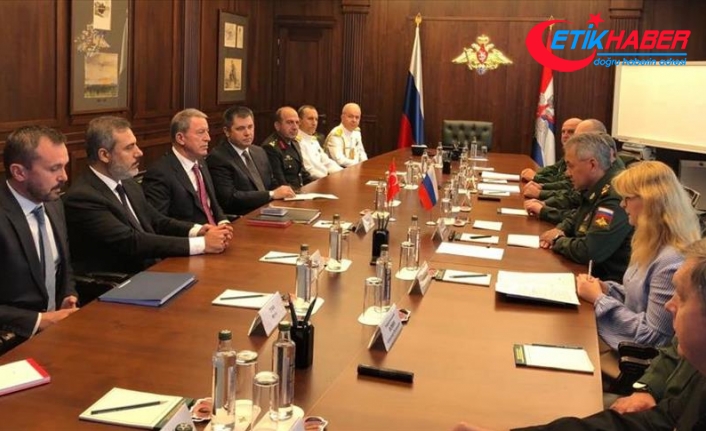 Akar ve Fidan, Rusya Savunma Bakanı Şoygu ile görüştü