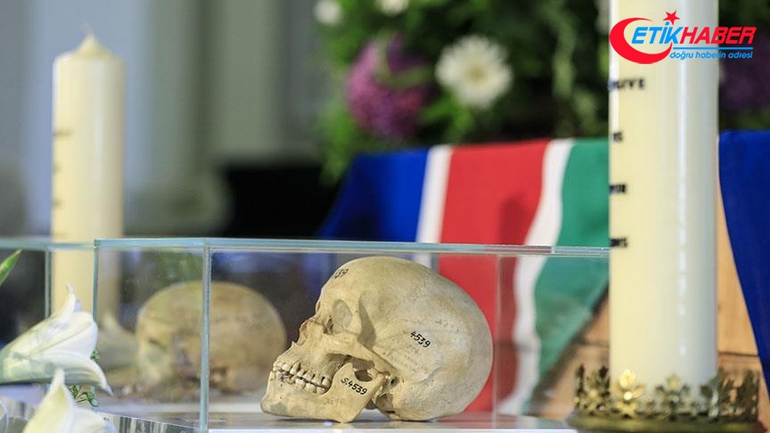 Almanya'nın teslim ettiği Herero ve Nama yerlilerinin kemikleri Namibya'da