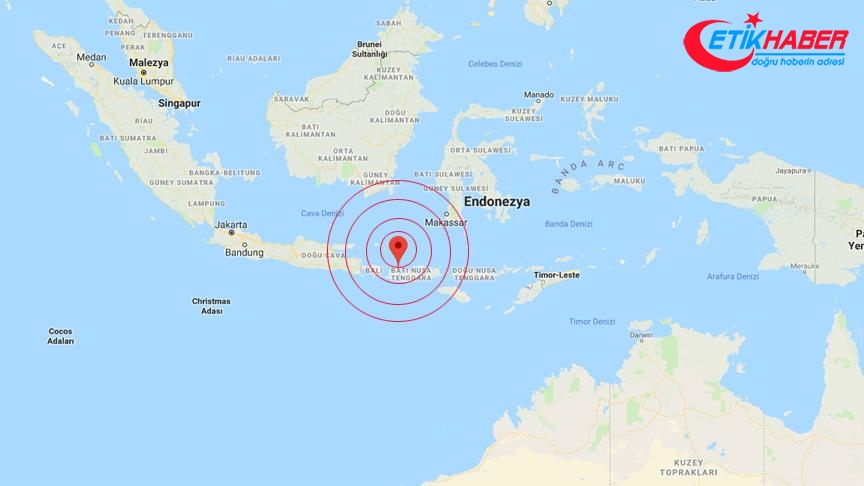Endonezya'da 6,9 büyüklüğünde deprem