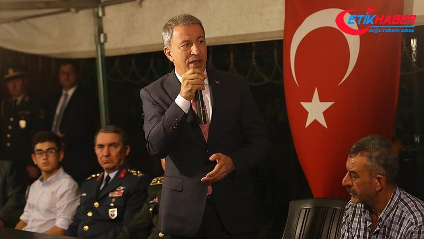 Milli Savunma Bakanı Akar: TSK her türlü gayreti göstermeye devam edecek
