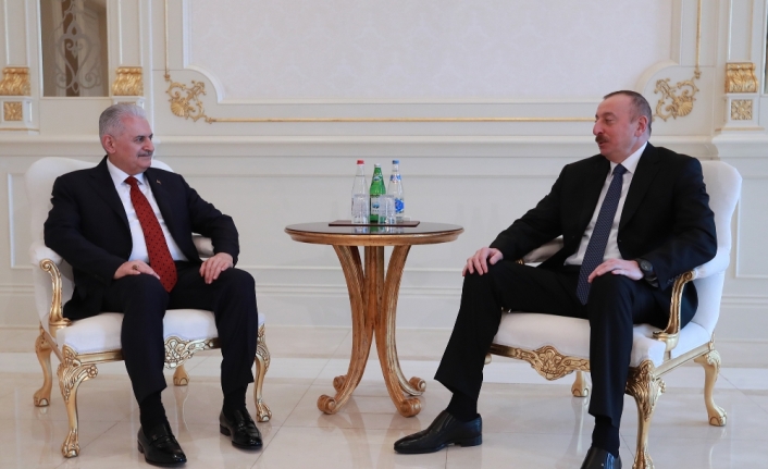 TBMM Başkanı Yıldırım, Aliyev ile görüştü