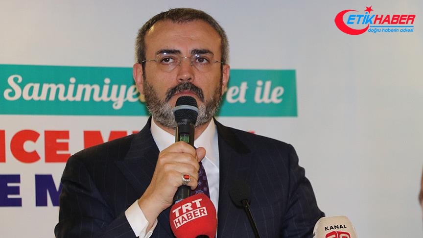 AK Parti Genel Başkan Yardımcısı Ünal: Ana muhalefet meşruiyet tartışması başlatmaya çalışıyor