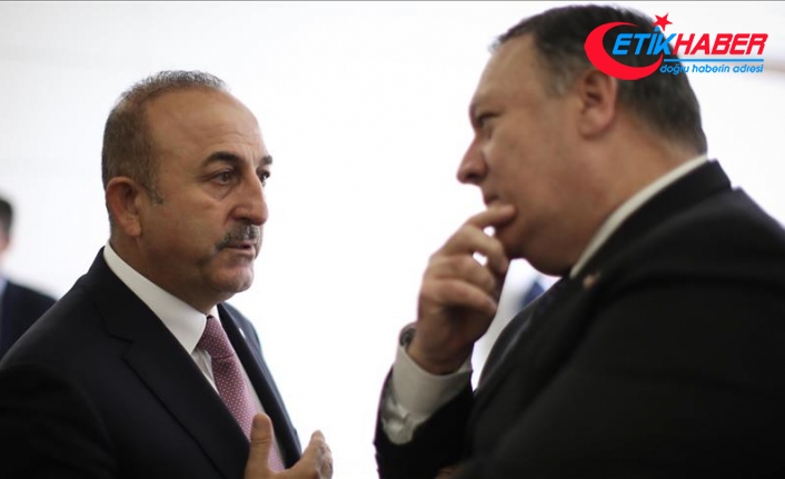 Çavuşoğlu ABD Dışişleri Bakanı Pompeo ile görüştü