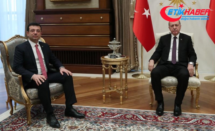 Cumhurbaşkanı Erdoğan, İmamoğlu'nu kabul etti