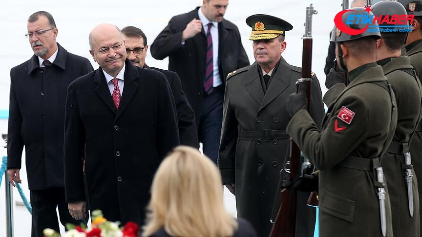 Irak Cumhurbaşkanı Salih Ankara'da