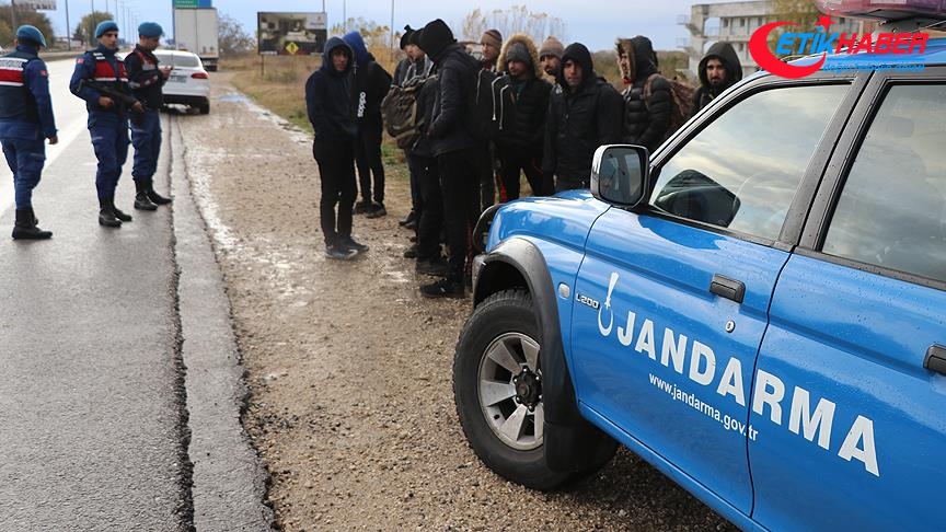 Jandarma en çok düzensiz göçmeni Edirne'de yakaladı