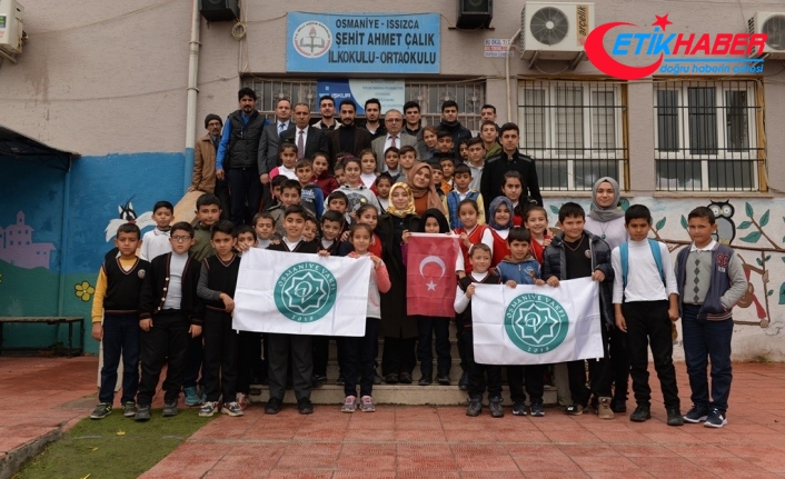 Osmaniye Vakfı'ndan ilköğretim öğrencilerine kışlık yardım