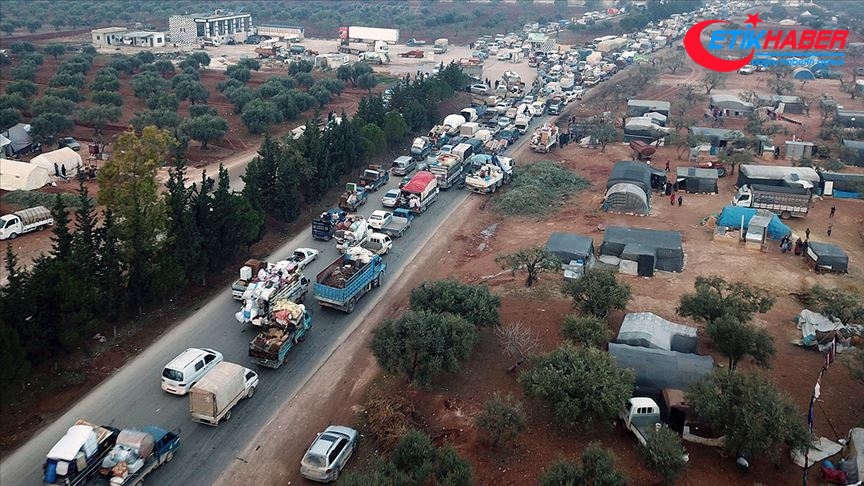 İdlib'den Türkiye sınırına 44 bin sivil daha göç etti