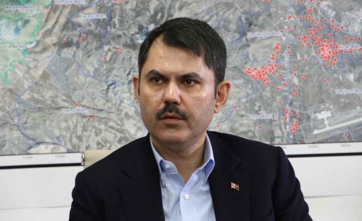 Çevre ve Şehircilik Bakanı Kurum'dan depremler ve sele ilişkin açıklama