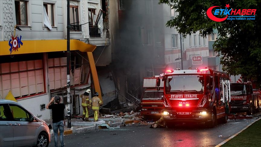 İstanbul'da bir binada patlama meydana geldi