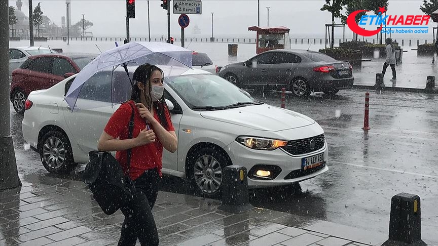 İstanbul'da yağış başladı