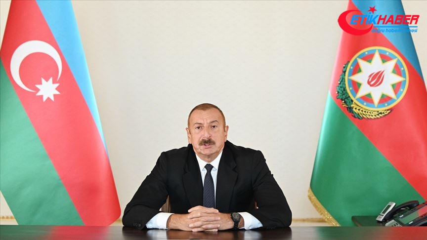 Aliyev: Uluslararası kuruluşlar, Paşinyan rejiminin yaptıklarını görmezden geliyor
