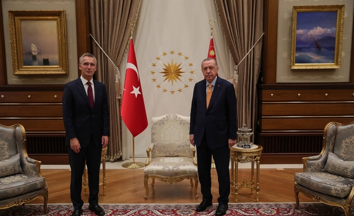 Cumhurbaşkanı Erdoğan’ın Stoltenberg ile görüşmesi sona erdi