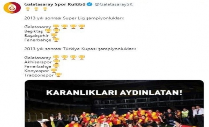 Galatasaray’dan Fenerbahçe’ye cevap