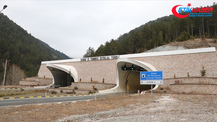 Ilgaz Dağı'ndaki tüneli 4 yılda yaklaşık 7 milyon sürücü kullandı