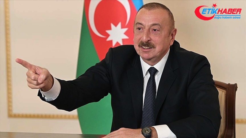 Azerbaycan Cumhurbaşkanı Aliyev, Dağlık Karabağ'a ziyaret hususunda Ermenistan'ı uyardı
