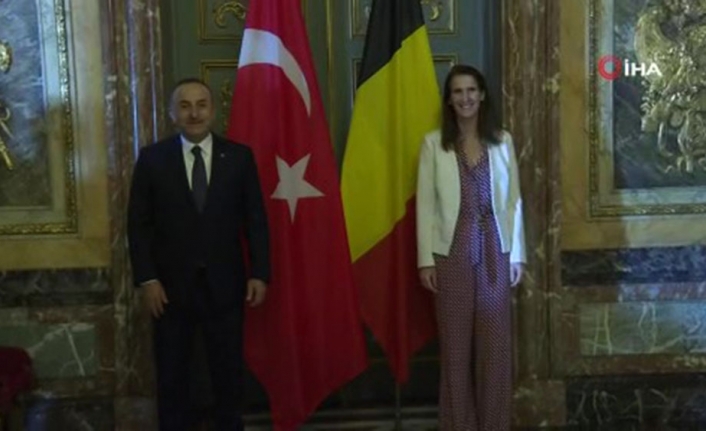 Bakan Çavuşoğlu, Belçika Dışişleri Bakanı Wilmes ile bir araya geldi
