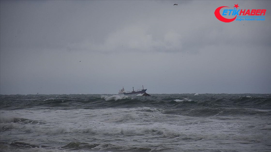 Karadeniz'de Rus bandıralı kuru yük gemisi battı