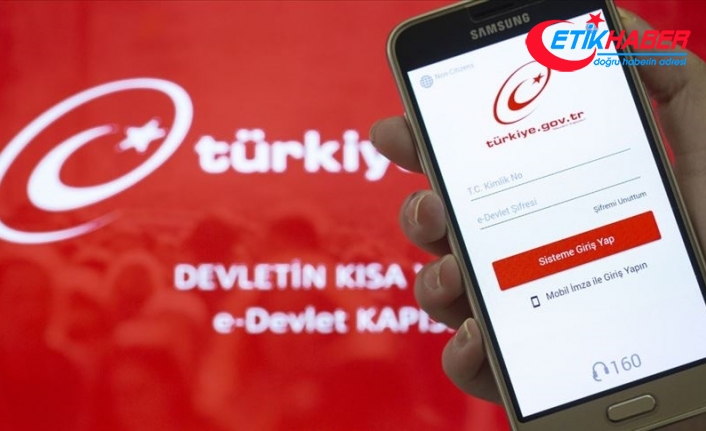 'Türkiye'nin dijital yüzü e-Devlet Kapısı'na geçen yıl 2,3 milyarı aşkın giriş oldu