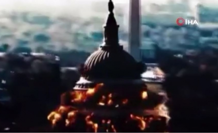 İran devlet televizyonu, ABD kongre binasının havaya uçurulduğu propaganda videosu yayınladı