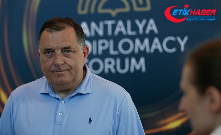 Bosna Hersek Devlet Başkanlığı Konseyi Başkanı Dodik, ekonomiyi ayağa kaldırmanın yollarını aradıklarını söyledi