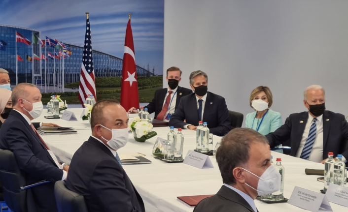 Erdoğan ve Biden ilk kez Brüksel’de bir araya geldi