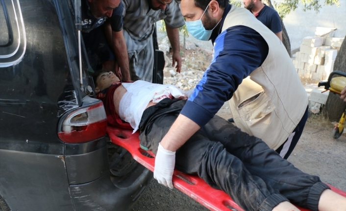 Esed rejiminin İdlib'e saldırısında 3 sivil yaralandı