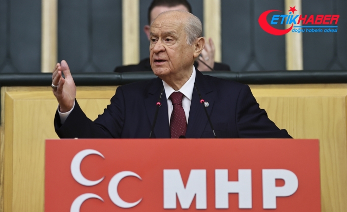 MHP Lideri Bahçeli: CHP-İP-HDP ve diğer ortakları krize oynuyor, hatta sokakları karıştırmak istiyor