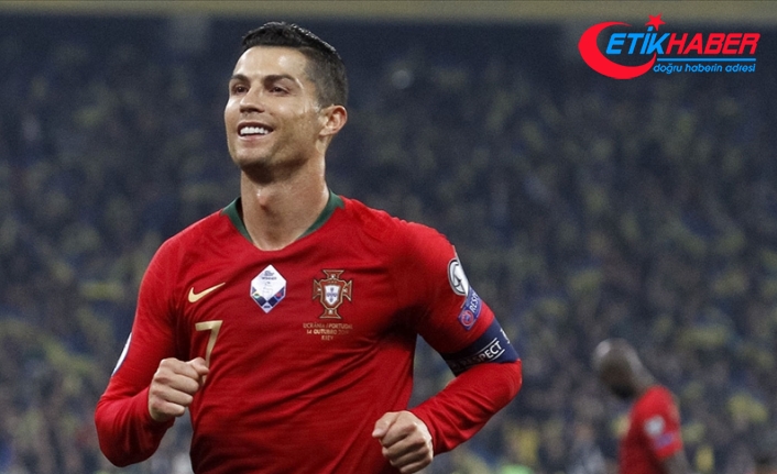 Portekizli yıldız futbolcu Ronaldo EURO 2020'de yeni rekorlar peşinde