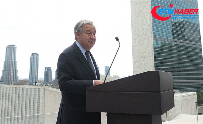 BM Genel Sekreteri Guterres: Korunmaya muhtaç mültecilere desteği için Türkiye'ye içten teşekkürlerimi sunuyorum