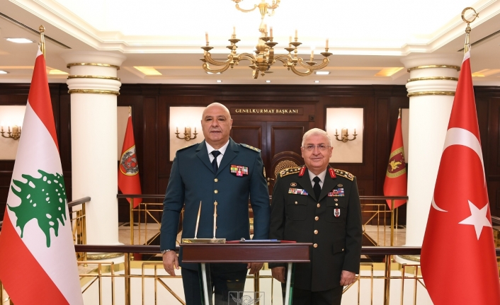 Genelkurmay Başkanı Orgeneral Güler, Lübnanlı mevkidaşı Korgeneral Aoun’u ağırladı