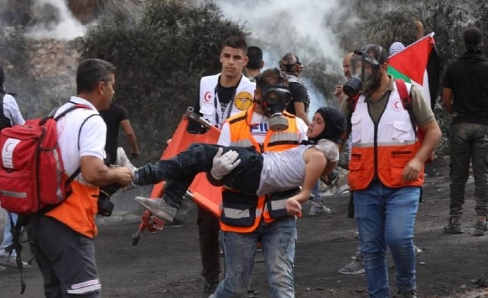 İsrail askerlerinden Nablus’ta Filistinlilere sert müdahale: 217 yaralı