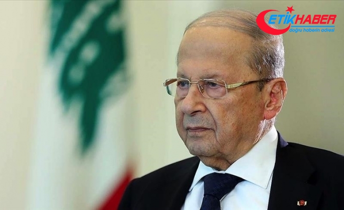 Lübnan Cumhurbaşkanı Avn, İsrail'in, Lübnan'la ihtilaflı olduğu deniz alanındaki gaz arama çalışmalarını kınadı
