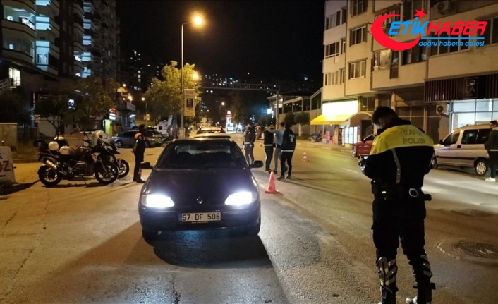 Bursa'da 300 polisin katılımıyla asayiş uygulaması yapıldı