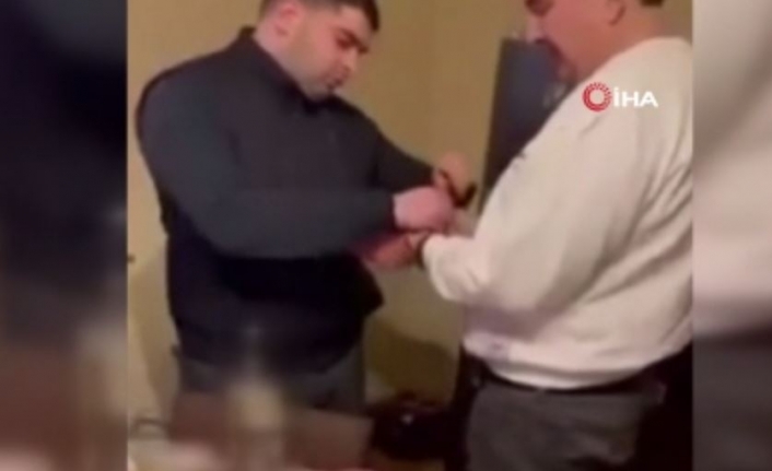 Eski Gürcistan Cumhurbaşkanı Saakaşvili’nin gözaltına alındığı anlar ortaya çıktı