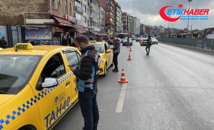 Kadıköy'de taksilere yönelik denetim