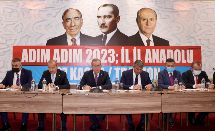 MHP'li Durmaz, Trabzon'da “Adım Adım 2023, İl İl Anadolu“ Toplantısı'nda konuştu: