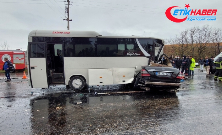 Tekirdağ'da feci kaza: 2 ölü, 15 yaralı