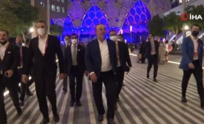 Bakan Çavuşoğlu’ndan "Expo 2020 Dubai"de Türkiye sergi alanına ziyaret