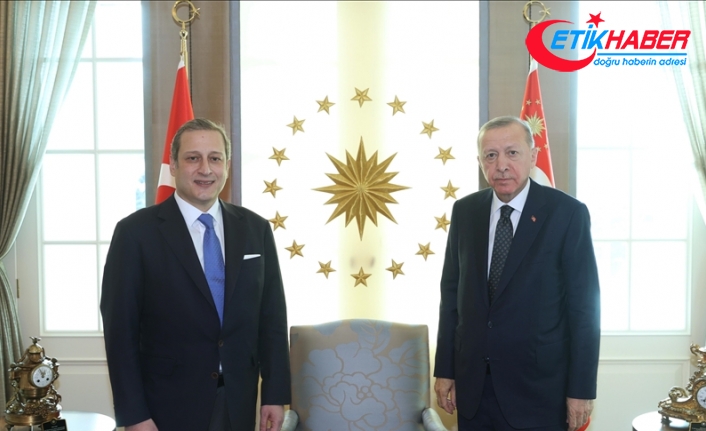 Cumhurbaşkanı Erdoğan, Galatasaray Başkanı Elmas'ı kabul etti