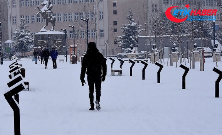 Doğu Anadolu'da kar yağışı etkisini sürdürüyor