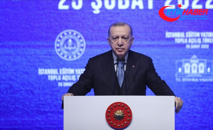 Cumhurbaşkanı Erdoğan: İstanbul'umuzda 5,1 milyar liralık 4 bin 194 derslikli 197 projeyi hayata geçireceğiz
