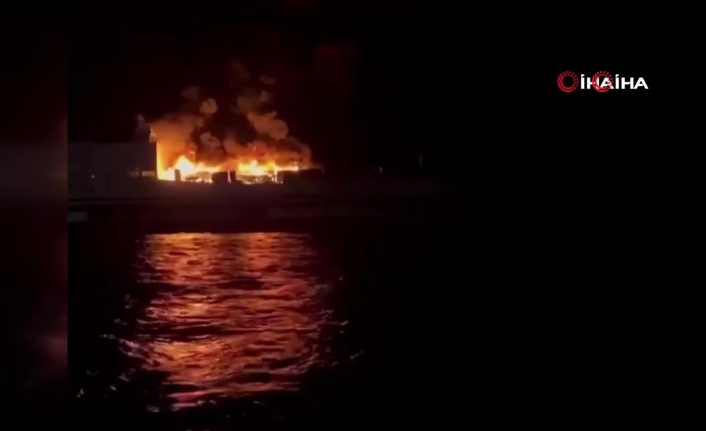 Yunanistan’daki feribot yangınından kurtulan Türk: “Her şeyimiz gemide yandı”