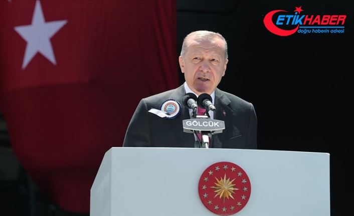 Cumhurbaşkanı Erdoğan: Milli denizaltımızı 5-6 sene içerisinde Deniz Kuvvetlerimize teslim etmeyi planlıyoruz