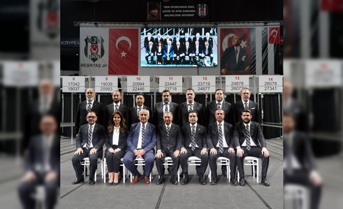 Beşiktaş yönetim kurulunda görev dağılımı yapıldı