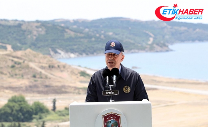 Milli Savunma Bakanı Akar: 200 yılda 3 kat büyüyen Yunanistan, Türkiye'yi utanmadan yayılmacılıkla suçlamaktadır